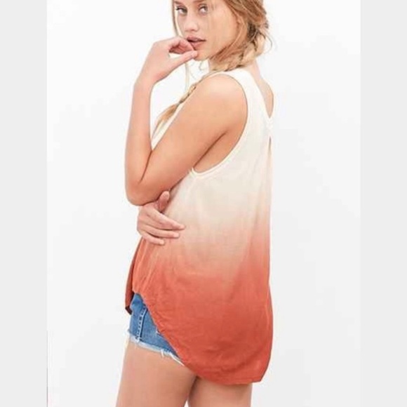New! UO Silence & Noise Sweet Tea Color Ombre Tent Tank XS (fits up to Medium) - Picture 4 of 7
